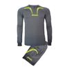KIT ZEUS ARBITRO PRO SUIT FOOTBALL SOCCER FIVE-A-SIDE CHAMPIONSHIP GREY-NEON YELLOW M