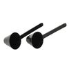 Chef Craft Classic Plastic Coffee Scoop, 1 Ounce 2 Piece Set, Black