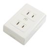 Elegant Double Outlet for Electrical Installation, White, 1 Pack