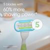 Gillette Venus Extra Smooth Razor Blades Women, Pack of 4 Razor Blade Refills, Lubrastrip with A Touch of Avocade Oils