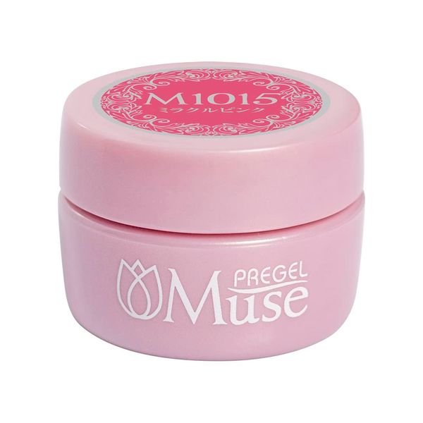 PREGEL Muse PGU-M1015 Color Gel, Miracle Pink, 0.1 oz (3 g)