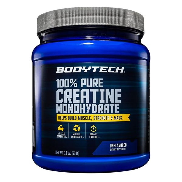 BodyTech 100% Pure Creatine Monohydrate Powder - Micronized Creatine 18 oz