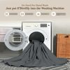 Ev Dekor Double Fitted Sheet Soft 100% Microfiber 30cm Deep Pocket Bed Sheets - Charcoal (137 x 190) Cm