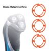 Maxmartt Norelco Retaining Ring for 9000,3PCS Orange Blade Retaining Rings for Norelco Series 7000 9000 RQ12 Models