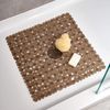 iDesign Pebblz Collection, 22” x 22”, Amber Brown