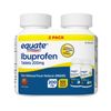 Equate Ibuprofen Tablets 200 mg Pain Reliever/Fever Reducer Twin Pack -500 Count