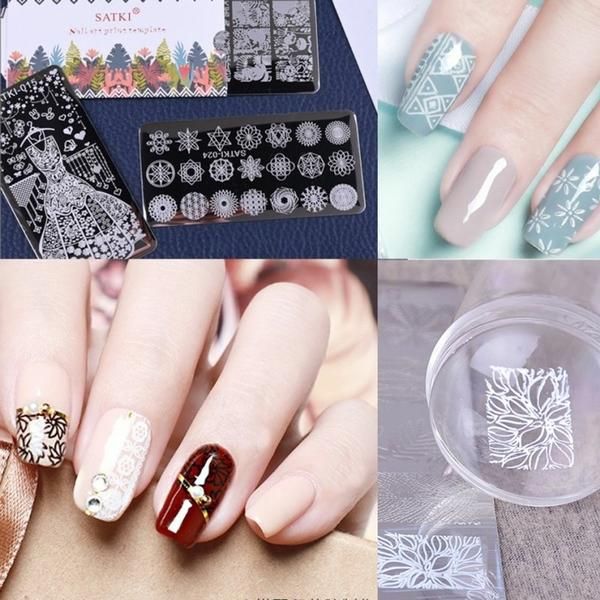 Nail Plate Grater Print Nail Art Mix Decoration (W7CEF6A)