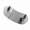 Adjustable Clip On Windscreen Wind Deflector Windshield Tawny for Motorcycle, Wind Protection, Noise Reduction