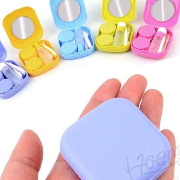 Portable contact lens case contact lens case