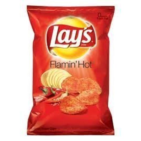 Frito Lay, Lay's Flamin' Hot Potato Chips, 7.75oz Bag (Pack of 3)