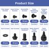 420pcs Black PC Screws Desktop Computer Chassis Motherboard Screw Set Accessories, Computers, Components & Accessories