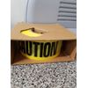Yellow Caution Tape -3" X 1000' - 2 mil with Dispenser Box