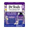 Dr Teal's Holiday Gift Set - Sleep Blend - 2 Piece Bath Sampler, Perfect for Stocking Stuffers