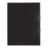 Pagna 21613-01 Elasticated Folder PP 3 Folders A4 Black