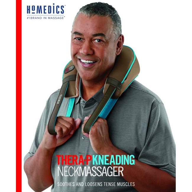 Homedics Shiatsu Neck Massager Deep Kneading with Soothing Heat