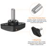 sourcing map 4pcs Tee Wing Knobs Thumb Screws M6 x 16mm Standard Male Thread Plastic T Knobs Handles Hand Clamping Thumbscrew, Black