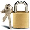 VIP Home Essentials 3/4" (20mm Appx) Mini Brass Lock 6-Piece Set - Branded VIP Packaging