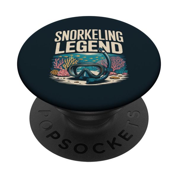 Snorkeling Legend PopSockets Adhesive PopGrip