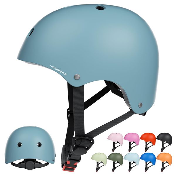 KORIMEFA Kinder Fahrradhelm Kinderhelm Skaterhelm Verstellbar für 3 Jahre Junge für Fahrrad Roller Skateboard Scooter 3-13 Jahre Alt Junge Mädchen