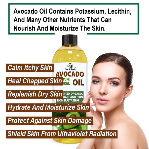 AFRO Avocado Oil - Pure Cold Pressed Best Natural Moisturizer for Skin Hair Face Body Scalp Nails Lips uses as Agent Great Spa Aromatherapy Bath Massage(PUMP), 50 ml