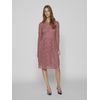 Vila Women's Vikalila L/S Lace Noos Dress, Mesa Rose