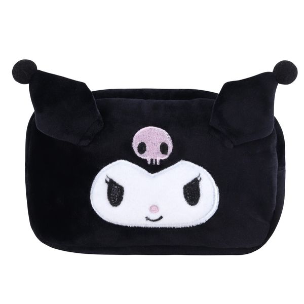 Roffatide Anime Makeup Bag Portatile Piccolo Sacchetto Cosmetico Della Penna Della Cerniera Del Sacchetto Della Matita Del Sacchetto Per Le Donne Ragazze Nero