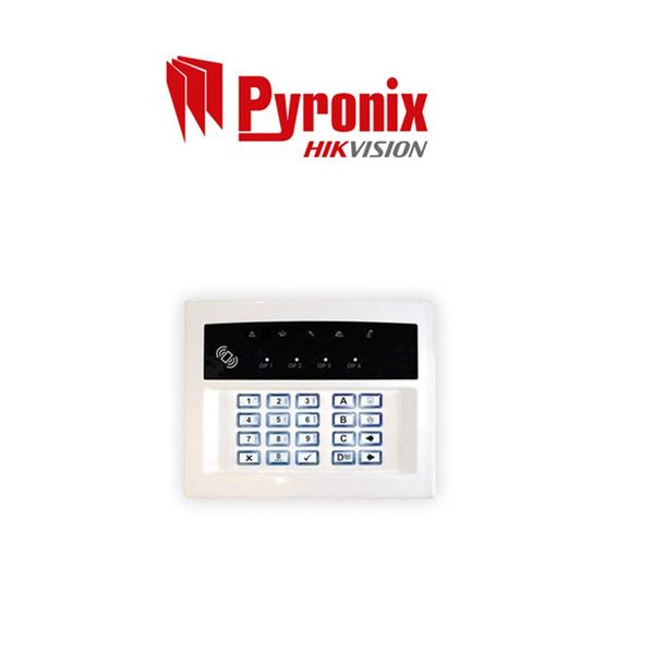 PY35 - PYRONIX LEDRKP/WHITE-WE TWO-WAY WIRELESS ARMING KEYPAD STATION W/ INTEGRATED PROXIMITY READER & LED SCREEN