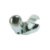 Laser 7519 Bi-Hex Flexible Crows Foot Wrench 1/2"D 22mm, Silver