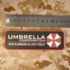 Umbrella Corporation Resident Evil Cosplay PVC Rubber 3D Fastener Patch