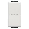 BTicino sn4051af LIVINGLIGHT Axial Switch, White