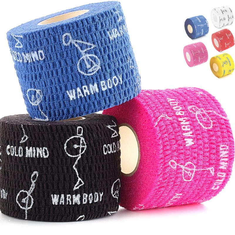 WARM BODY COLD MIND Bande De Pouce Adhésive – 6 M X 5 Cm, En Coton Extensible – Pour Haltérophilie, Powerlifting, Crossfit Et Hook Grip