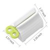 2pcs Rolling Tube Toothpaste Squeezer Toothpaste Seat Holder Stand for Bathroom Accessories（1Blue1Gree）