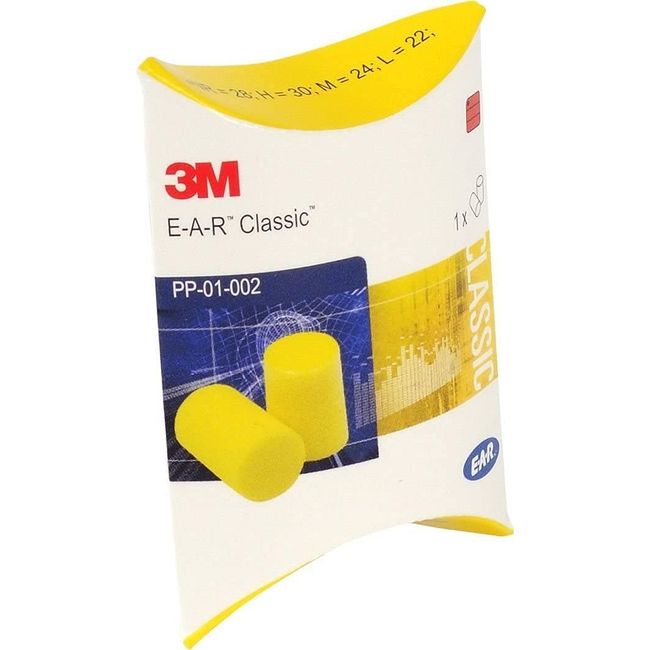 3M E-A-R™ Classic™ Earplugs PP01002 Pillowpack 100 Pairs