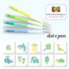 SUN-Star Stationery S4541790 Water-Based Pen Marker, Dot & Pen, B Pattern
