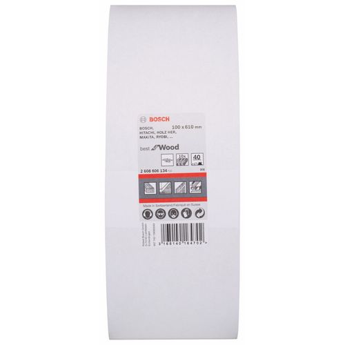 Bosch 2608606134 100 x 610 mm 40 Grit Sanding Belts