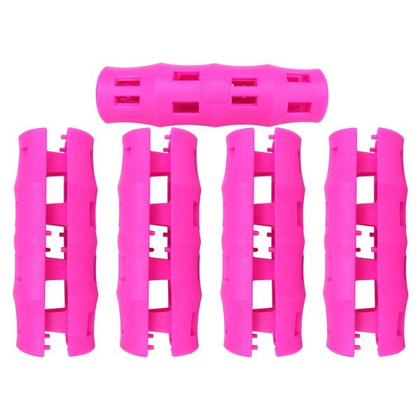 Bucket Handle Replacement Grip, Ergonomic, Oversized, Pink, 5 Pack