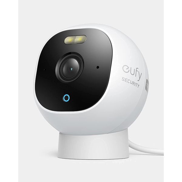 eufy Security Solo OutdoorCam E210, All-in-One Outdoor Security Camera with 1080p Resolution, Spotlight, Color Night Vision, No Monthly Fees, Wired Camera, Security Camera Outdoor, IP67 Weatherproof