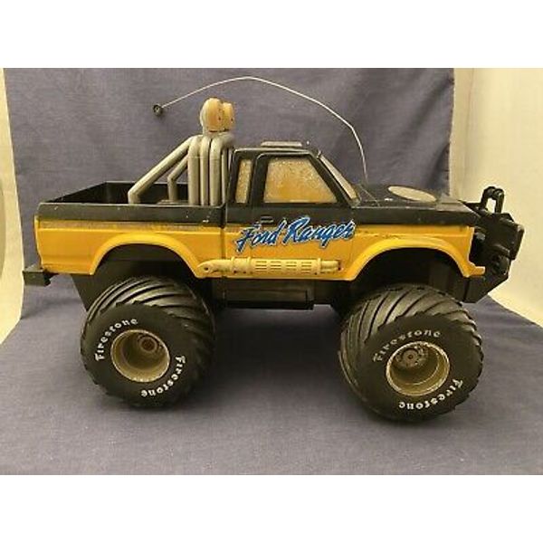 Vintage RC Toy Pickup Truck FORD RANGER As Is Radio Controlled 1980s? Restore