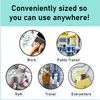 Handynaps Alcohol-Free Hand Wipes With Fresh Lemon Scent, Gentle On The Skin - Box of 100 Individually Wrapped Wipes For Adults and Kids, Travel Essentials