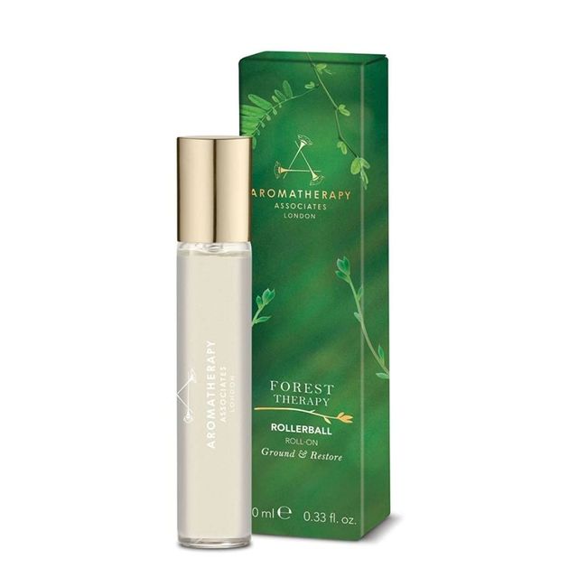 Aromatherapy Associates Forest Therapy Rollerball 10 ml - Cleansing Restorative Ho Wood, Forest Bathing, Uplifting Pink Pepper, Cypress - Breathe Support, Grounded, Encourage, Relax