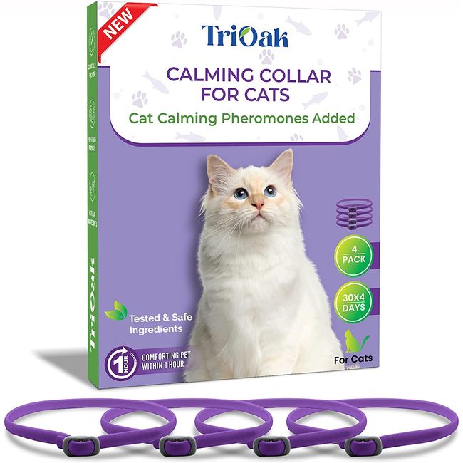 Cat Calming Collar, All New Calming Pheromone Collar for Cats, Cat Pheromone Collar, Cat Calming Collar for Anxiety