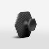 Tooletries – Silicone Face Scrubber - Gentle Exfoliator Pad & Massager - Removes Dead & Dry Skin – Invigorating Addition to Grooming Routine - Soft-Touch Shower & Bathroom Accessory - Charcoal