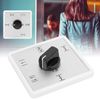 Universal Rotary Cam Selector Changeover Switch - 5 Position Automatic Door Program Key Switch, Multifunction Universal Reaction Household Supplies
