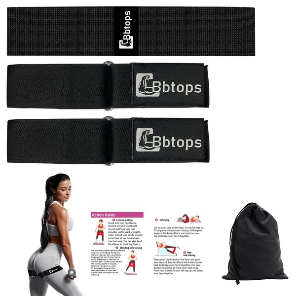 Booty Workout Bands for Women Glutes (3pcs Bands),Bbtops Restriction Bands for Working Out, Blood Flow Restriction Bands for Butt,Legs Glutes,Squats,Hip Thrusts,Thigh Toning