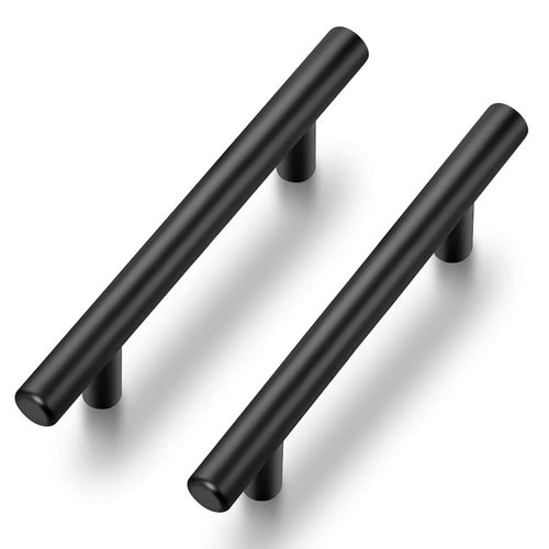 Ravinte Black Cabinet Handles 15 Pack 3-1/2 Inch Cabinet Pulls Matte Black Kitchen Cabinet Handles Modern Drawer Pulls Black Hardware for Kitchen Cabinet