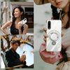 BASIO Active3 KYG04 Case, Clear with Ring, Supports Both Vertical and Horizontal, TPU Soft, Shockproof, Smartphone Case, Clear Active3 KYG04, Transparent, Lightweight, Thin, Stand Function, Protective