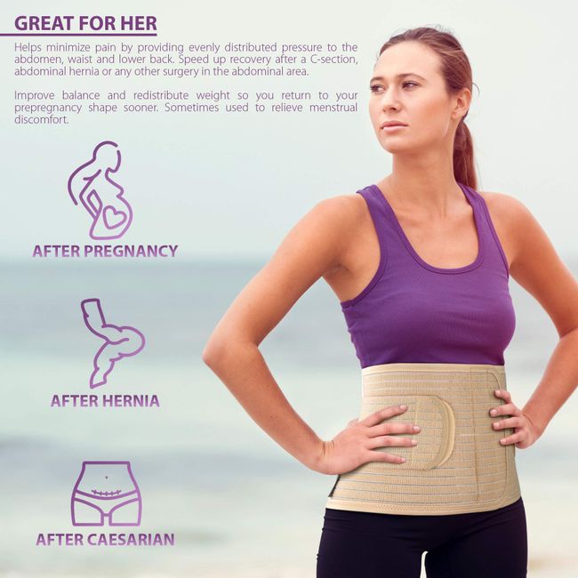 ORTONYX Maternity Support Belt - Back, Pelvic, Hip, Abdomen, Sciatica Pain  Relief - Pregnancy Brace 