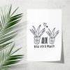 JUNIWORDS Poster, Aloe You Vera Much, 20 x 30 cm