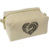 'Heart-Shaped Dragon' Canvas Wash Bag/Makeup Case (CS00038890)