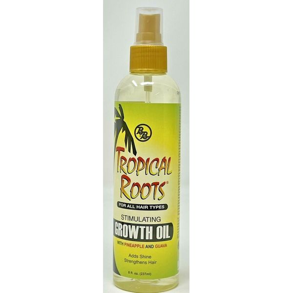 [BB] TROPICAL ROOTS STIMULATING GROWTH OIL NEW WITH PINEAPPLE AND GUAVA 8OZ